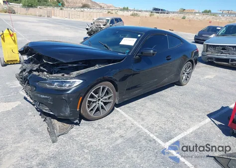 2022 BMW 430I z USA, uszkodzony, nr VIN WBA53AP02NCH59974